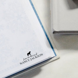 Minimalistische Border Collie Dog, uit de biblioth Rubberstempel