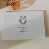 Minimalistische Botanische Duiven Elegant Script W Gastenboek