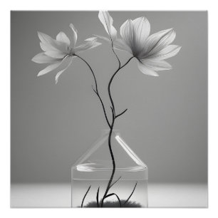 Minimalistische botanische elegantie perfect poster