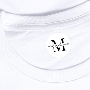 Minimalistische Boutique Logo Waterdichte Kleding Labels