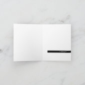 Minimalistische Boyfriend Christmas Kaart (Binnen)