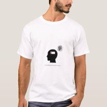 Minimalistische Brain Burnout T-shirt