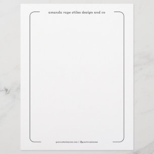 Minimalistische branding interieurontwerpstudio flyer