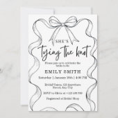 Minimalistische Bridal Shower Invitation Sjabloon, Kaart (Voorkant)