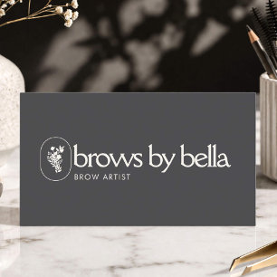 Minimalistische Brow Artist Beauty Studio Luxe Hou Visitekaartje