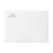 Minimalistische bruiloft moderne kalligrafie gast (Voorkant)