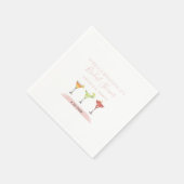 Minimalistische Bruiloftsfeest Cocktailparty Papie Servet (Hoek)