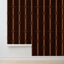 Minimalistische bruine geometrische stippen en str