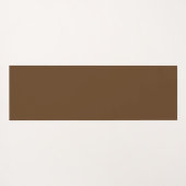 Minimalistische bruine yogamat (Achterkant (horizontaal))