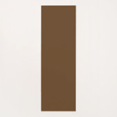 Minimalistische bruine yogamat (Achterkant)