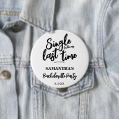 Minimalistische Button van de Bachelorette Party (In situ)
