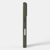Minimalistische Camo Groen Monogram Naam Case-Mate iPhone Case (Achterkant / Rechts)