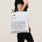 Minimalistische Canvas tas voor balletdefinitie (Dichtbij)