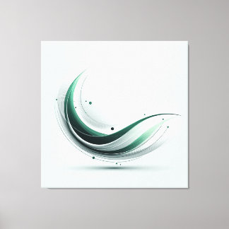 Minimalistische canvas wandkunst