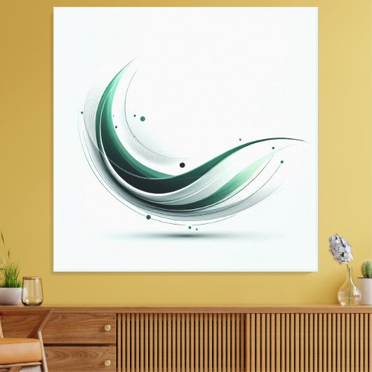 Minimalistische canvas wandkunst (Insitu (Woonkamer))