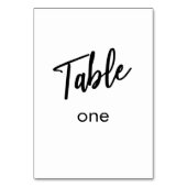 Minimalistische Casual handschrifttypografie Kaart (Achterkant)