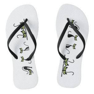 Minimalistische Cats Flip Flops - Cute Kitten Lijn