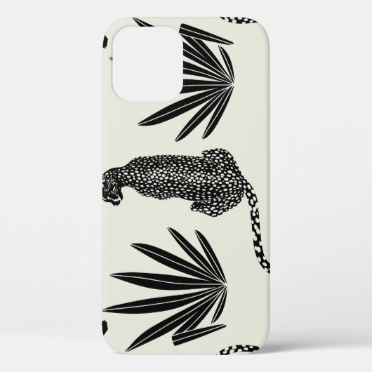 Minimalistische cheetah illustratie  Case-Mate iPhone case (Achterkant)