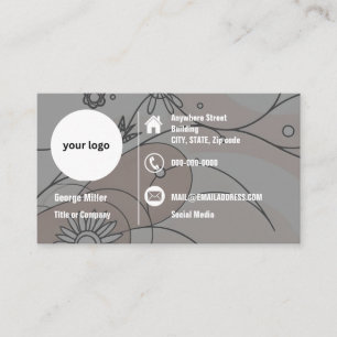 Minimalistische Chic Boho Abstracte vibes Visitekaartje