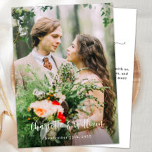 Minimalistische Chic Gepersonaliseerde Eenvoudige 