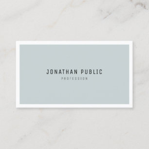 Minimalistische chique eenvoudige Sjabloon modern Visitekaartje