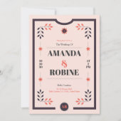 Minimalistische chique esthetische elegante bruilo kaart (Voorkant)