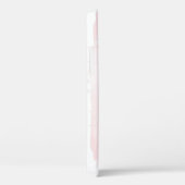 Minimalistische chique Waterverf roze penseelstrek Case-Mate iPhone Case (Achterkant / Rechts)