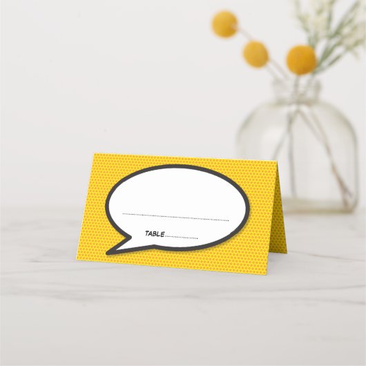 Minimalistische Comic Book Speech Bubble Bruiloft (Voorkant)