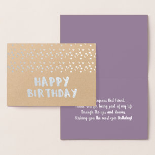 Minimalistische Confetti Geometrische Bubbel Verja Folie Kaarten
