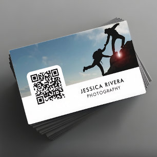 Minimalistische contactkaart voor freelance-fotogr visitekaartje