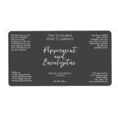 Minimalistische cosmetica fles of potje label - Gr (Voorkant)