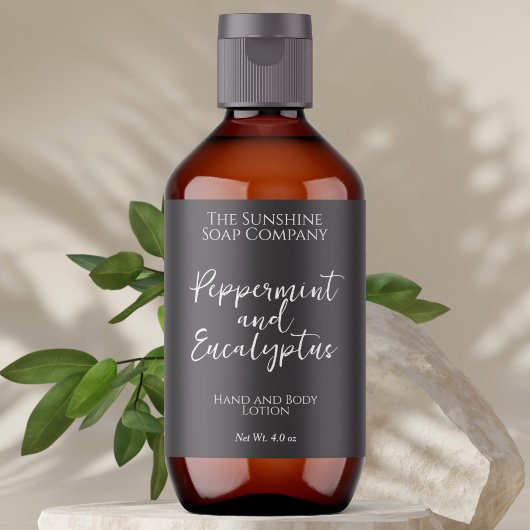 Minimalistische cosmetica fles of potje label - Gr