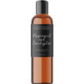 Minimalistische cosmetica fles of potje label - Zw