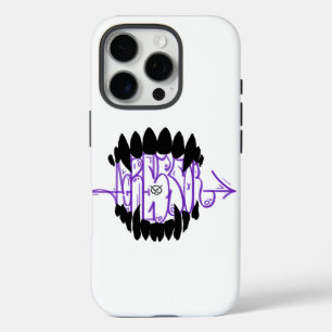 minimalistische coverdesign "Aggressor" collectie iPhone 16 Pro Hoesje