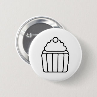 Minimalistische Cupcake Outline Button