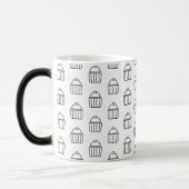 Minimalistische Cupcake Pattern Mok (Links)