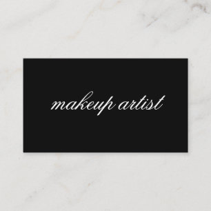 Minimalistische Cursieve Tekst Visitekaartje