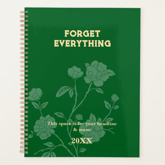 Minimalistische dagelijkse planner - elegant en gr (Voorkant)