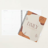 Minimalistische dagelijkse planner" Productiviteit Planner (Display)