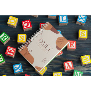 Minimalistische dagelijkse planner" Productiviteit Planner