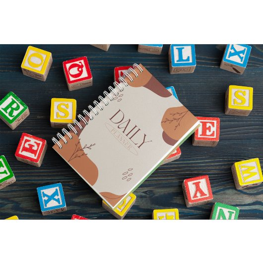 Minimalistische dagelijkse planner" Productiviteit Planner