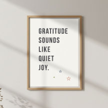 Minimalistische Dankbaarheidsquote, Mindful Leven