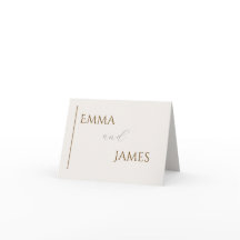 Minimalistische Dankkaart voor Tweede Huwelijk