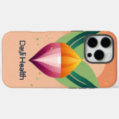 Minimalistische Dayli Health Logo - Holistisch wel Case-Mate iPhone Case (Achterkant (horizontaal))