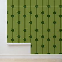 Minimalistische donkergroene geometrische stippen