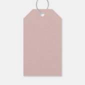 Minimalistische doop dank u label cadeaulabel (Achterkant)