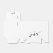 Minimalistische doopgunstbox bedankdoosjes (Uitgevouwen)