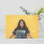 Minimalistische douche per mail foto kaart (Staand voorkant)