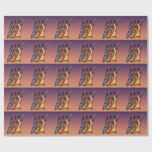 Minimalistische Drie Wijzen Cadeaupapier