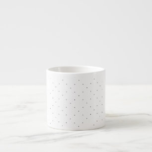 Minimalistische driehoek patroon map set espresso kop